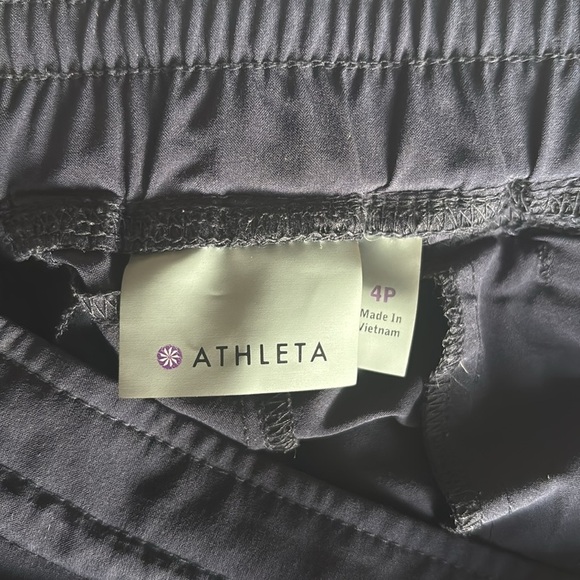 Athleta La Viva Cinch Ankle Jogger Pants Blue Size 4P - Picture 9 of 10